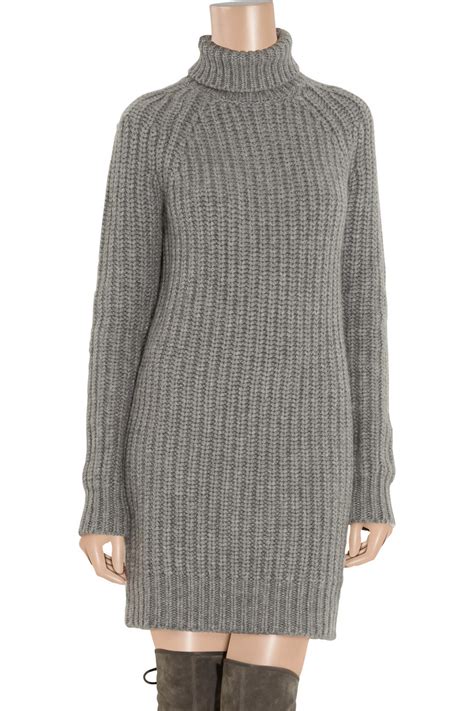 michael kors turtleneck sweater dress